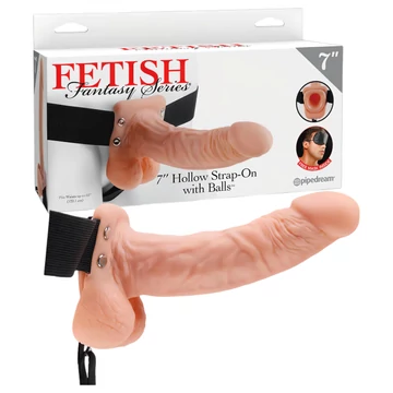 Fetish Strap-on 7 - pripínacie dildo (prírodný)