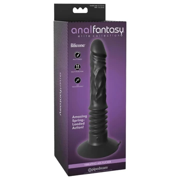 Analfantasy Ass Fucker - akku anál vibrátor (čierny)