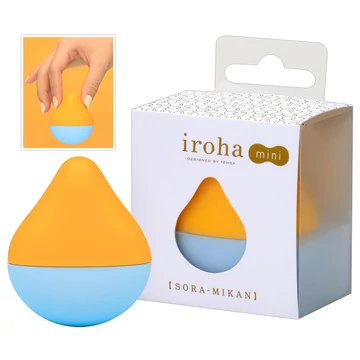 TENGA Iroha mini - malý klitorisový vibrátor (oranžovo-modrý)