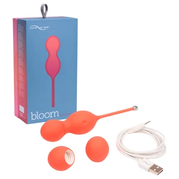 We-Vibe Bloom - venušine guličky s vymeniteľnými závažiami (oranžové)