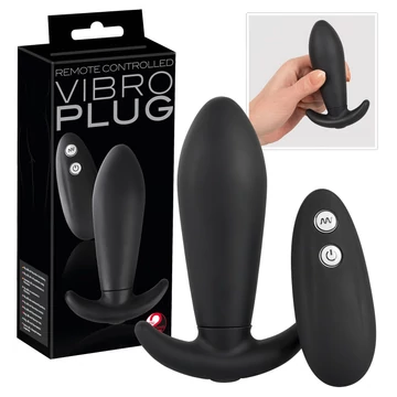 You2Toys - Vibračná análná hračka s diaľkovým ovládaním (čierna)