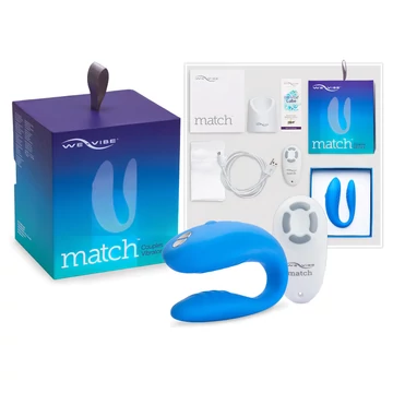 We-Vibe Match - vodotesný párový vibrátor (modrý)