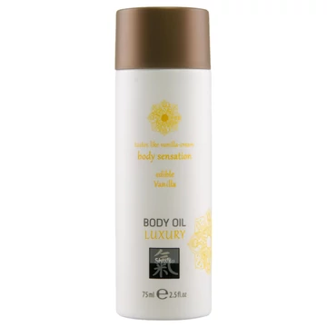 Shiatsu Luxury jedlý masážny olej - vanilka (75ml)
