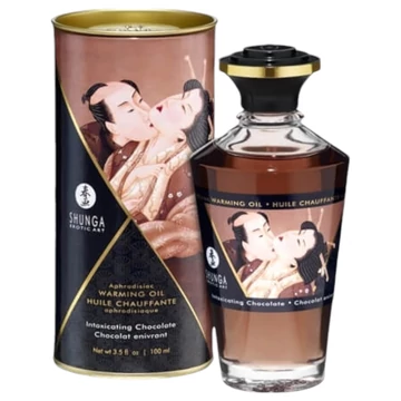 Shunga - hrejivý masážny olej - čokoláda (100ml)