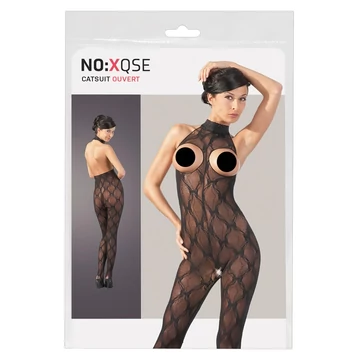 NO:XQSE - Čipkovaný overal s otvorom na prsia - S-L