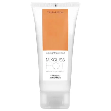 Mixgliss Hot - hrejivý, vodný lubrikant - škorica (70ml)