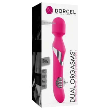 Dorcel Dual Orgasms - akumulátorový 2v1 masážny vibrátor (ružový)