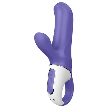 Satisfyer Magic Bunny - vodeodolný, nabíjateľný vibrator s klitoris ramienkom (modrý)