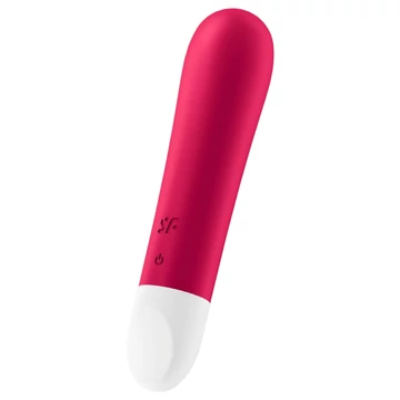 Satisfyer Ultra Power Bullet 1 - nabíjací, vodotesný vibrátor (červený)