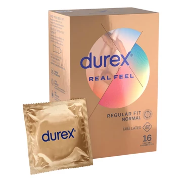 Durex Real Feel - bezlatexové kondómy (16 ks)