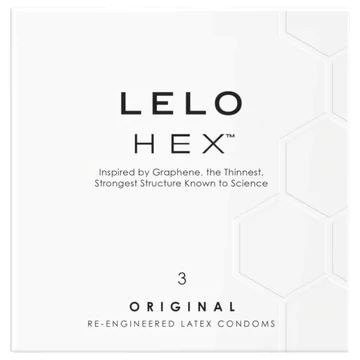 LELO Hex Original - luxusný kondóm (3ks)