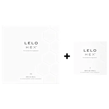 LELO Hex Original - luxusné kondómy (36+3 ks)