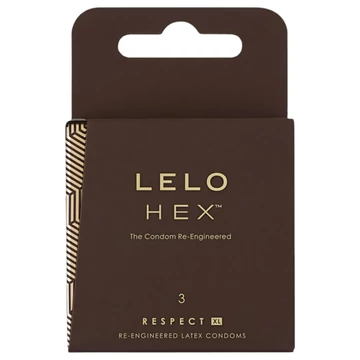 LELO Hex Respect XL - luxusné kondómy (3 ks)