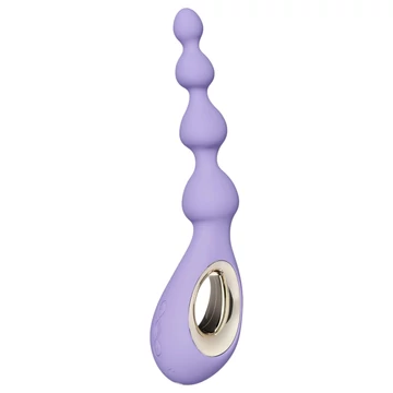 LELO Soraya Beads - akumulátorový, vodotesný análny vibrátor (fialový)