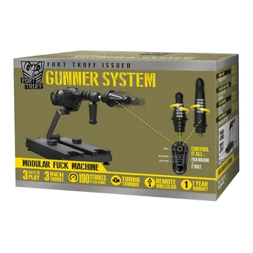 Čierny sex stroj Doc Johnson Gunner System