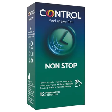 Control - vrúbkovaný kondóm s oneskoreným účinkom (12 ks)