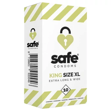 SAFE King Size XL - Extra veľké kondómy (10ks)
