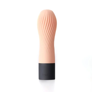 TENGA Iroha Zen - Hanacha super mäkký silikónový vibrátor (broskyňa)