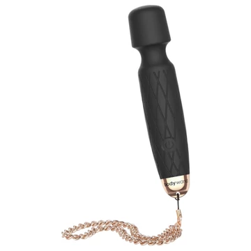Bodywand Luxe - kompaktný masážny vibrátor (čierny)