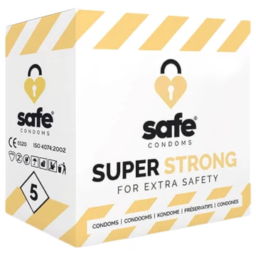 SAFE Super Strong - extra silné kondómy (5ks)