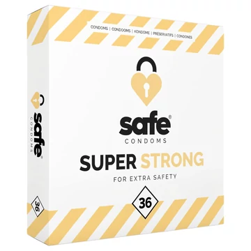 SAFE Super Strong - mimoriadne pevný kondóm (36 ks)