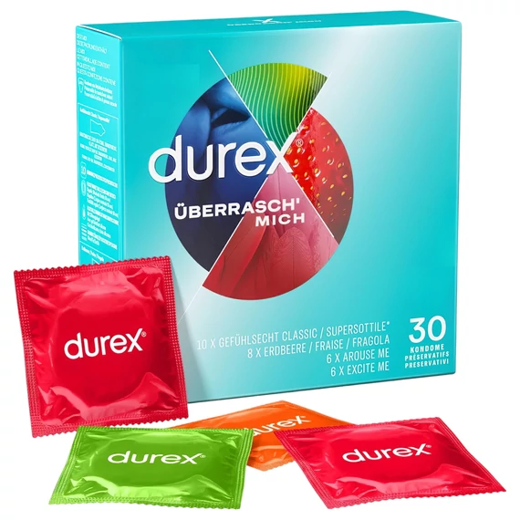 Durex ochutené kondómy (30 ks)