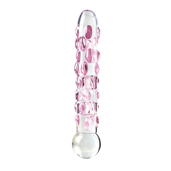 Icicles No. 7 - perlové sklenené dildo