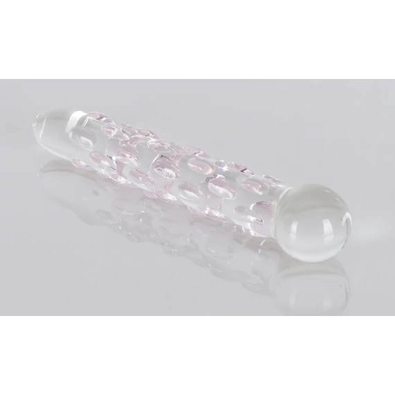 Icicles No. 7 - perlové sklenené dildo