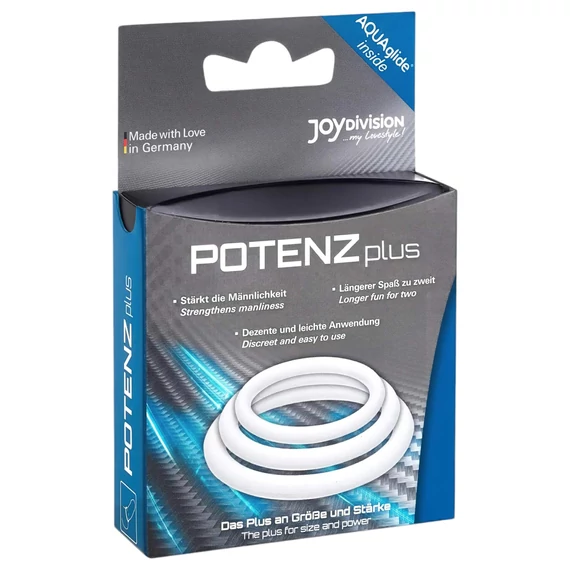 POTENZplus krúžky na penis - sada (3 ks)