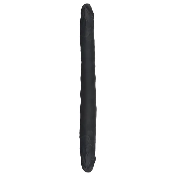 Bad Kitty - silikónový dvojitý dildo (čierny)