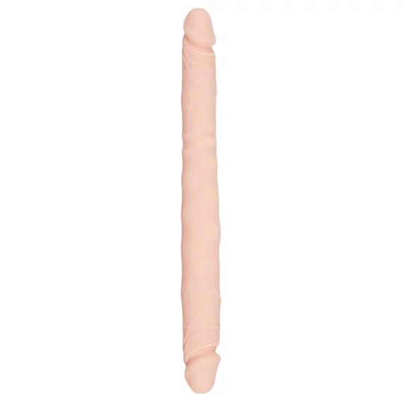 You2Toys - Dvojitý Priateľ - 100% silikónové dildo (prírodné)
