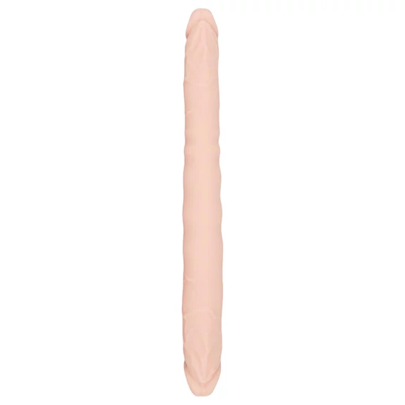 You2Toys - Dvojitý Priateľ - 100% silikónové dildo (prírodné)