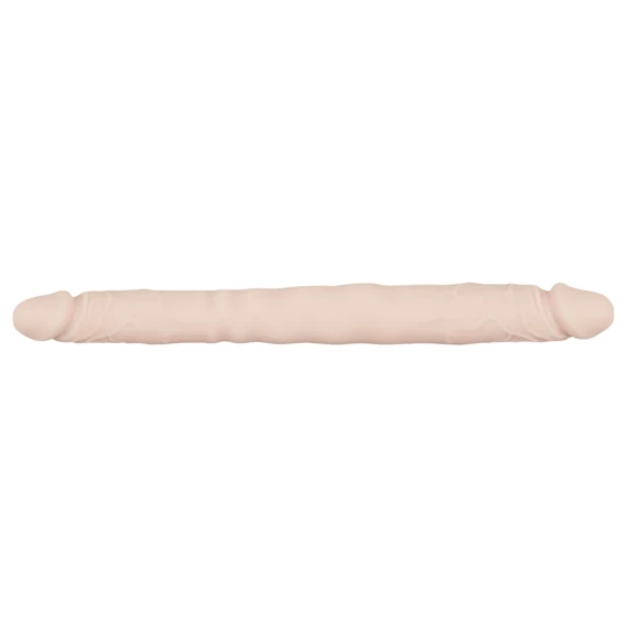 You2Toys - Dvojitý Priateľ - 100% silikónové dildo (prírodné)