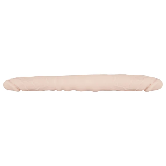 You2Toys - Dvojitý Priateľ - 100% silikónové dildo (prírodné)