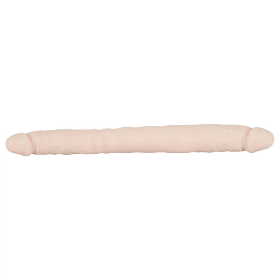 You2Toys - Dvojitý Priateľ - 100% silikónové dildo (prírodné)