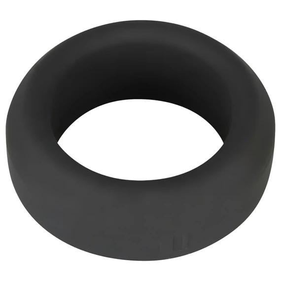 Black Velvet - hrubostenný krúžok na penis (2,6 cm) - čierny