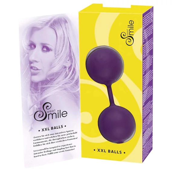 SMILE XXL guličky - obrie gejša guličky (fialové)
