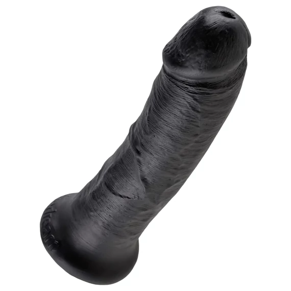 King Cock 8 - čierny 20 cm dildó