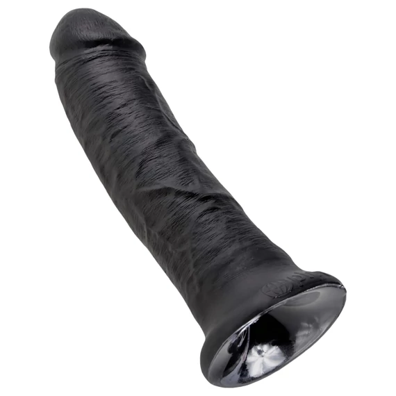 King Cock 8 - čierny 20 cm dildó