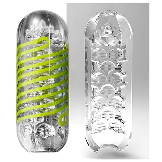 TENGA Spinner Schell - priehľadný masturbátor