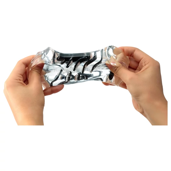 TENGA Crysta - vlnitý masturbátor (leaf)