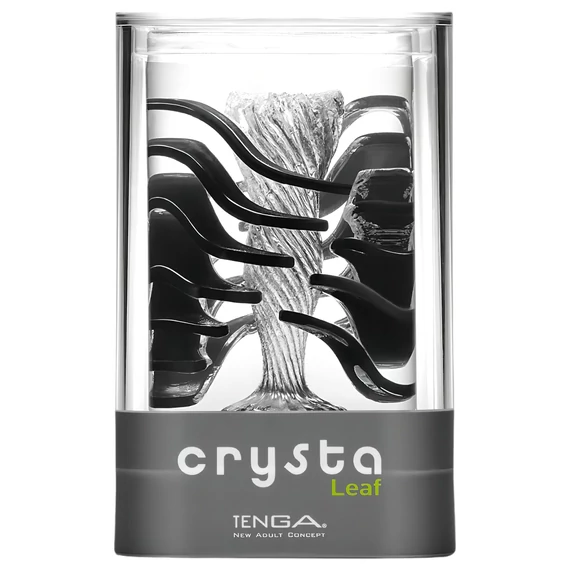 TENGA Crysta - vlnitý masturbátor (leaf)