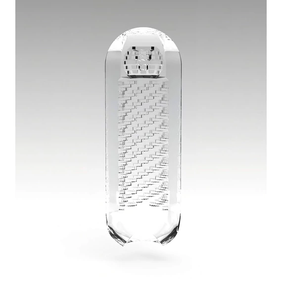 TENGA Spinner Pixel - priesvitný vibrátor pre potešenie