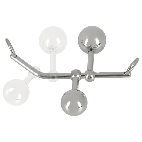 You2Toys Bondage Plugs - oceľové rozťahovače (149g) - strieborné