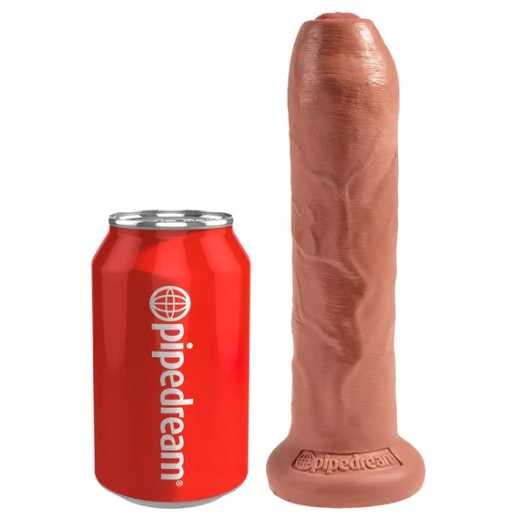 King Cock 7 - realistický dildó (18cm) - tmavá ušľachtilá farba