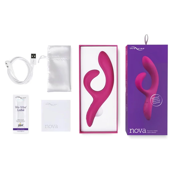 We-Vibe Nova 2 - vibrátor s klitorálnym ramenom (fialový)