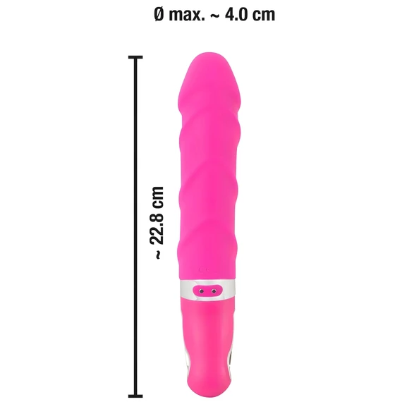 SMILE Soft - nabíjací vibrátor s ohrevom (ružový)
