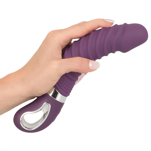 SMILE Soft - nabíjací, vyhrievací vibrátor (fialový)