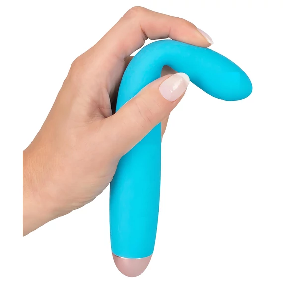 Cuties Mini - nabíjací, vodeodolný G-bod vibrátor (tyrkysový)