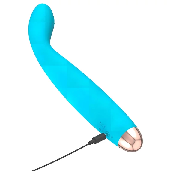 Cuties Mini - nabíjací, vodeodolný G-bod vibrátor (tyrkysový)